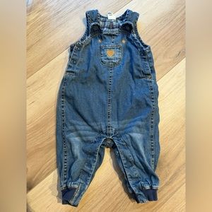 H&M vintage 2-4 months overalls bear